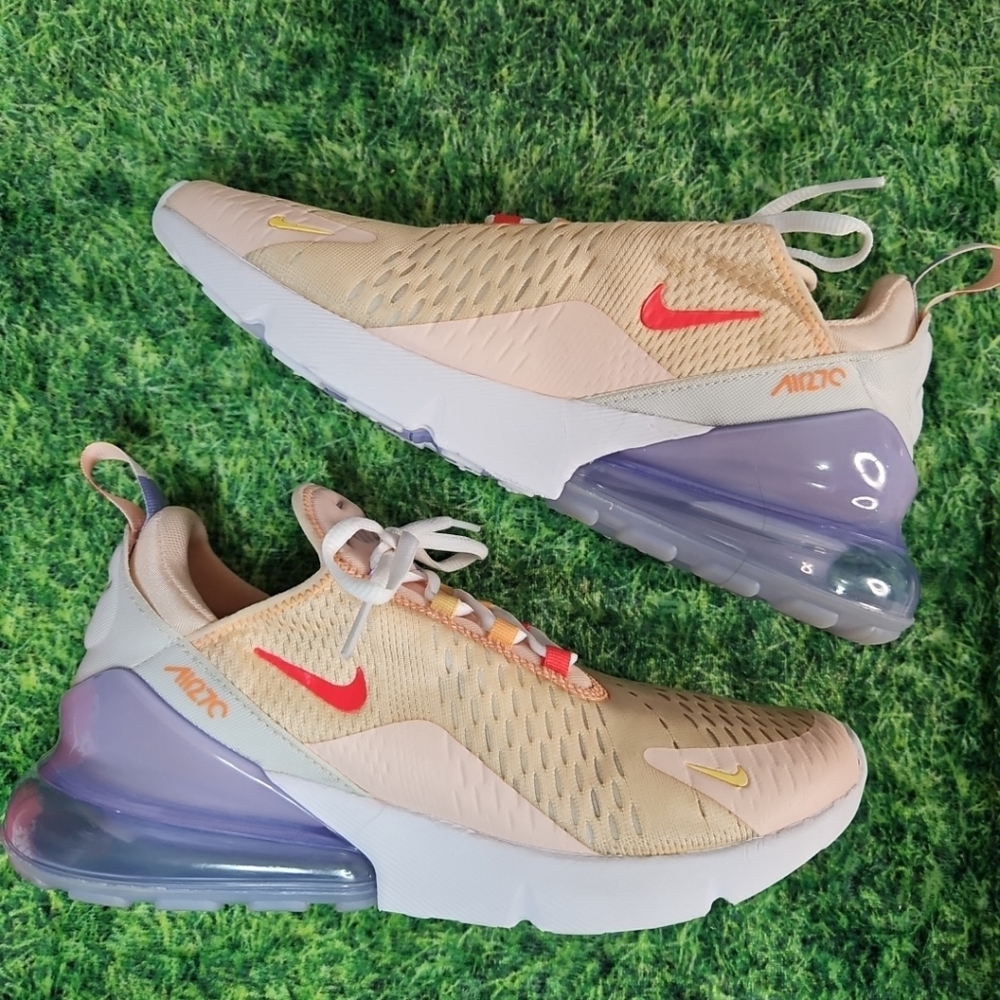 Nike Air Max 270 Washed Coral & White - WMN. SIZE 9 (7.5 MEN) CW5589 600 CLEAN - Picture 11 of 15